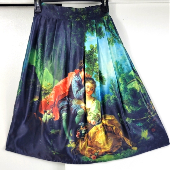 The Four Seasons: Spring, 1755 by Boucher statement skirt - Picture 13 of 14